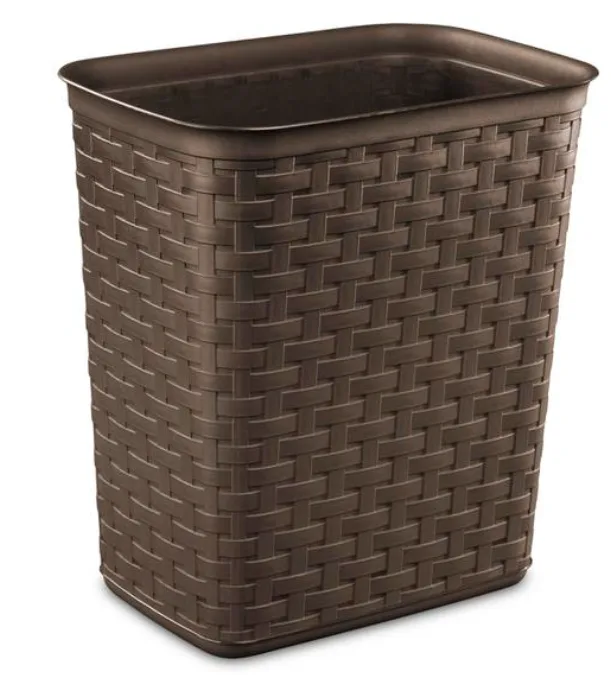 Sterilite Wastebasket Espresso 3.4 Gal