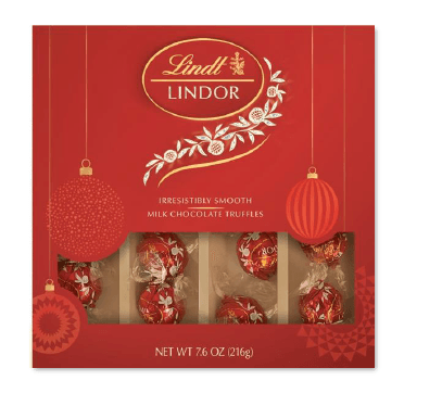 Holiday Lindor Milk Modern Gift Box