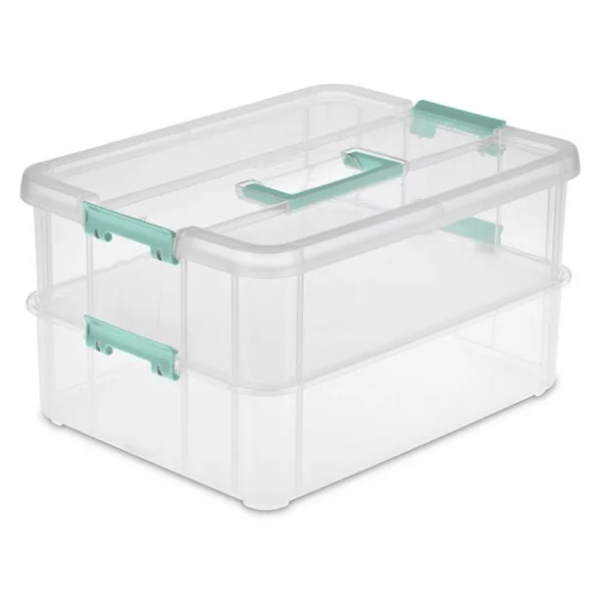 Sterilite 2 Layer Handle Box