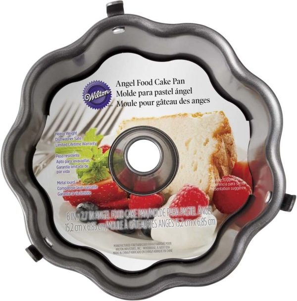 wilton 6" Scalloped Angel Food Mini Cake Pan