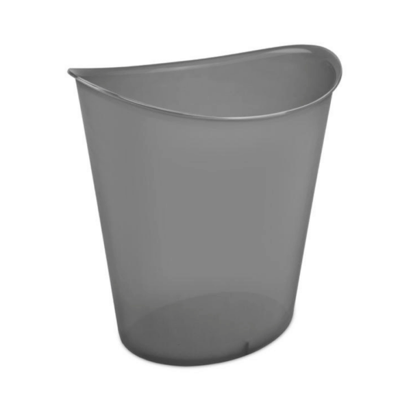 STLT 3 GAL OVAL WASTEBSKT GREY 1031