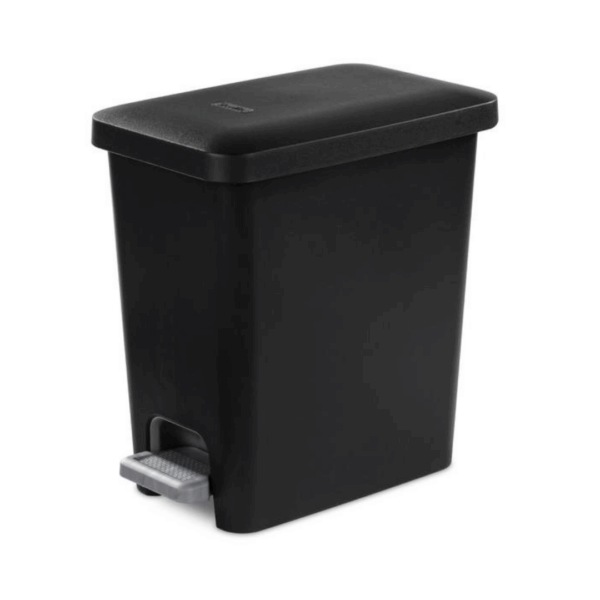 STLT 2.7GAL STEPON WASTEBASKET BLACK