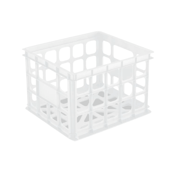 Sterilite Storage Crate White