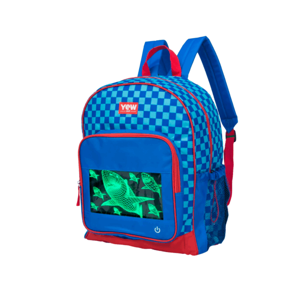 YEW Youth Back Pack Pop Lights Shark Blue
