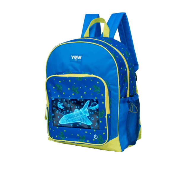 YEW Youth Back Pack Pop Lights Space Blue