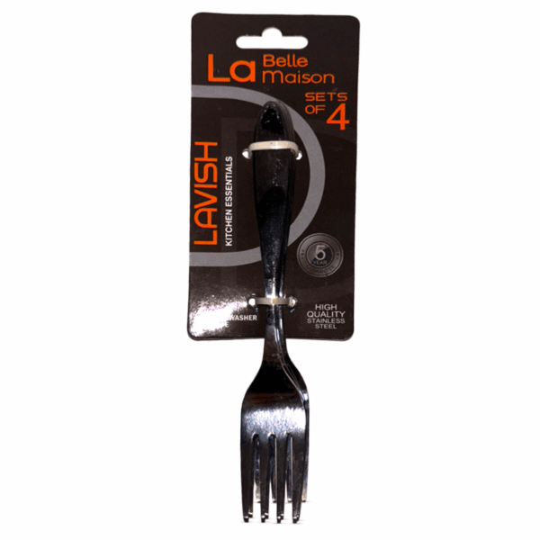 La Belle Maison 17090 LBM LAV NBENTLEY SS DESSERT FORK  SET 4X12