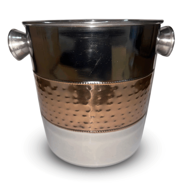 La Belle Maison 55555 REG ICE BUCKET WITH ICE TONG 16X14CM