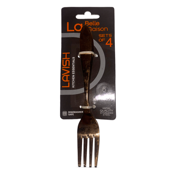 La Belle Maison 17090R LBM LAV NBENTLEY RG DESSERT FORK SET 4X12